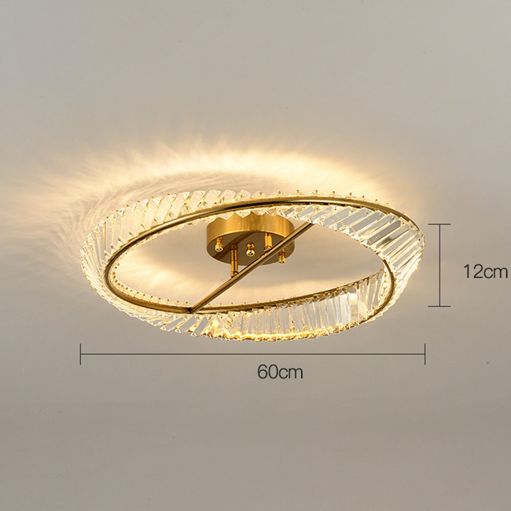 Elegant Crystal LED Ceiling Lights for Modern Homes - Energy-Efficient Illumination with Stunning Design and Brightness.