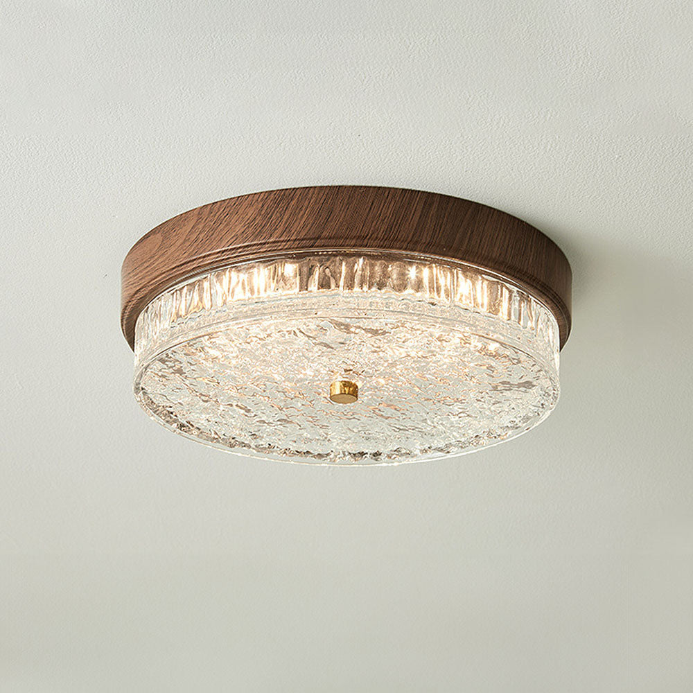 Contemporary Brown Glass LED Ceiling Lights - Stylish Modern Lighting for Home Interiors and Spaces