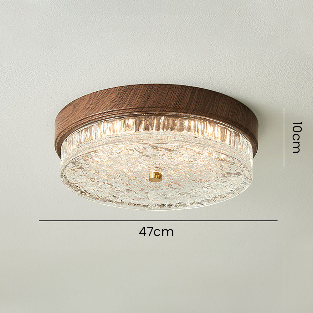 Contemporary Brown Glass LED Ceiling Lights - Stylish Modern Lighting for Home Interiors and Spaces