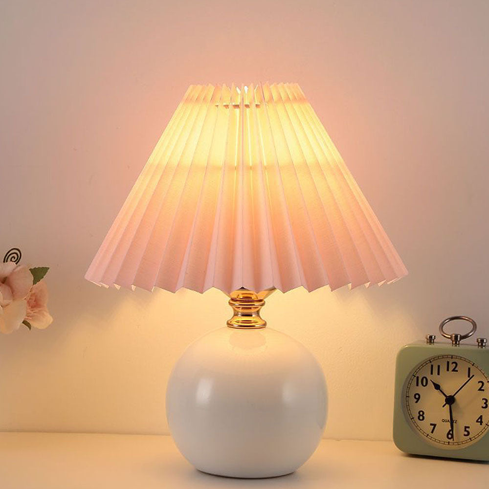 Contemporary Ceramic Mini Table Lamp for Bedroom - Stylish Lighting Solution for Modern Home Decor