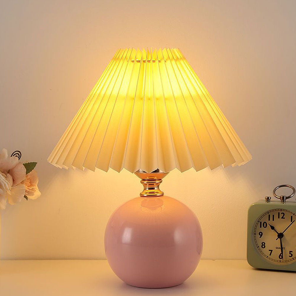 Contemporary Ceramic Mini Table Lamp for Bedroom - Stylish Lighting Solution for Modern Home Decor