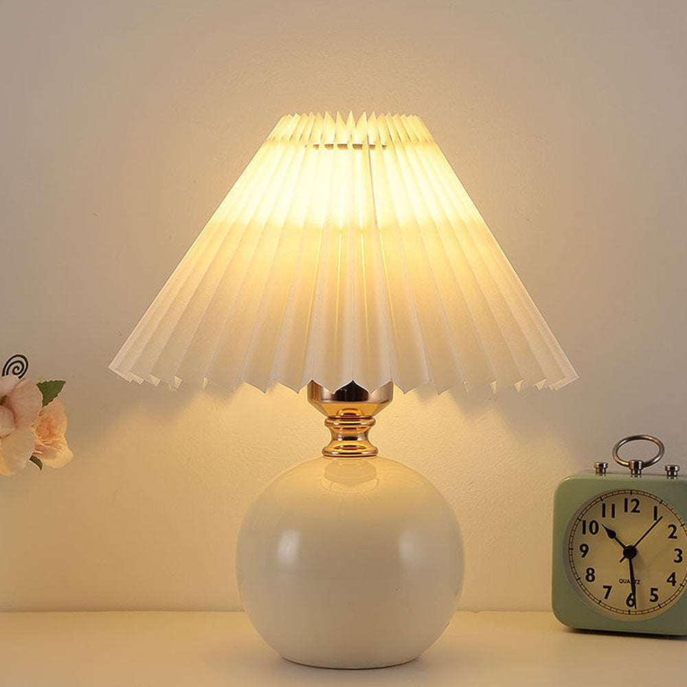 Contemporary Ceramic Mini Table Lamp for Bedroom - Stylish Lighting Solution for Modern Home Decor