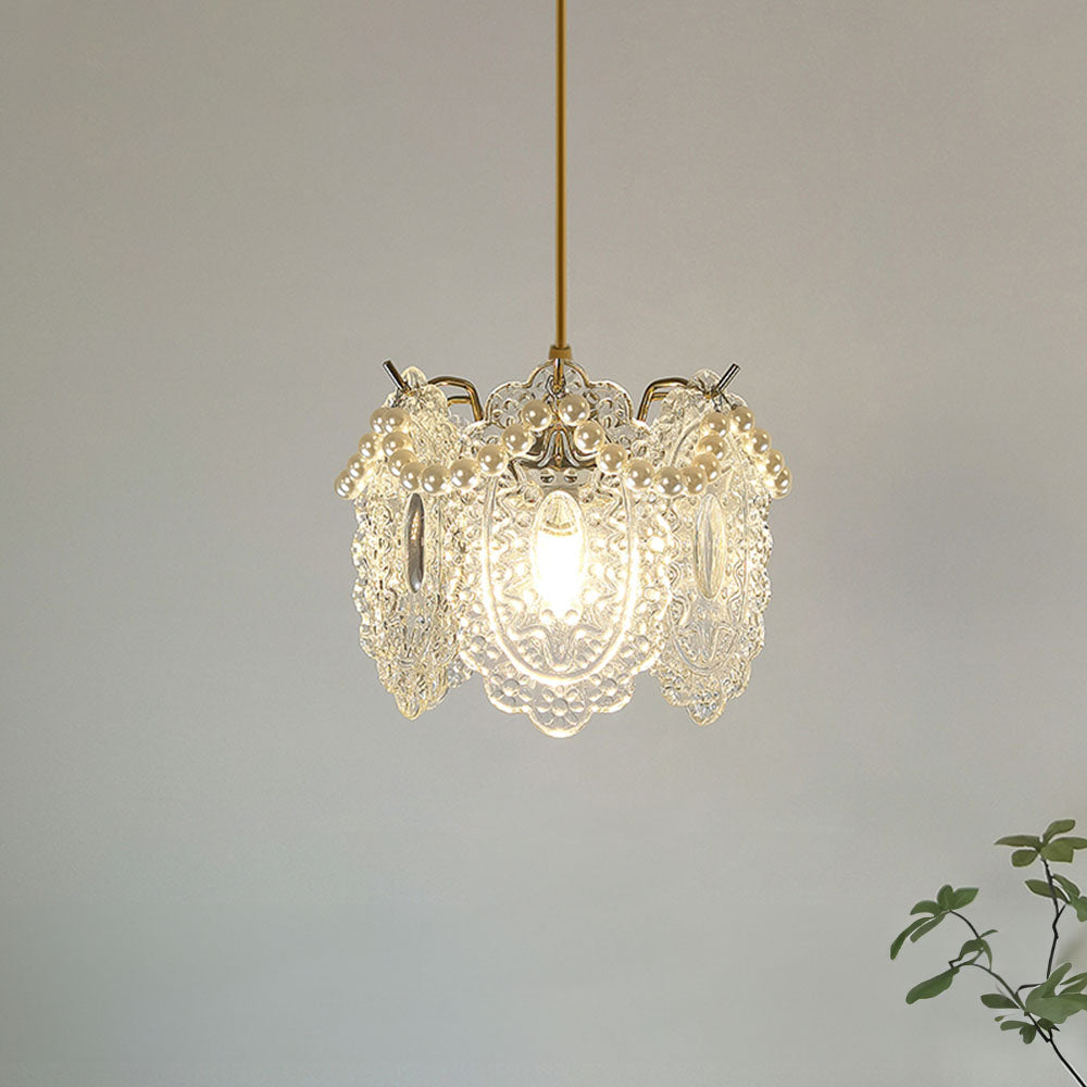 Sophisticated Glass Ceiling Light Fixture for Living Room Elegance and Style - Perfect Illumination for Your Home Decor