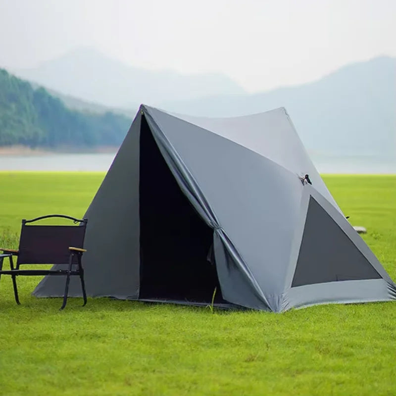 Pop Up Camping Tent with Sun Shelter Design