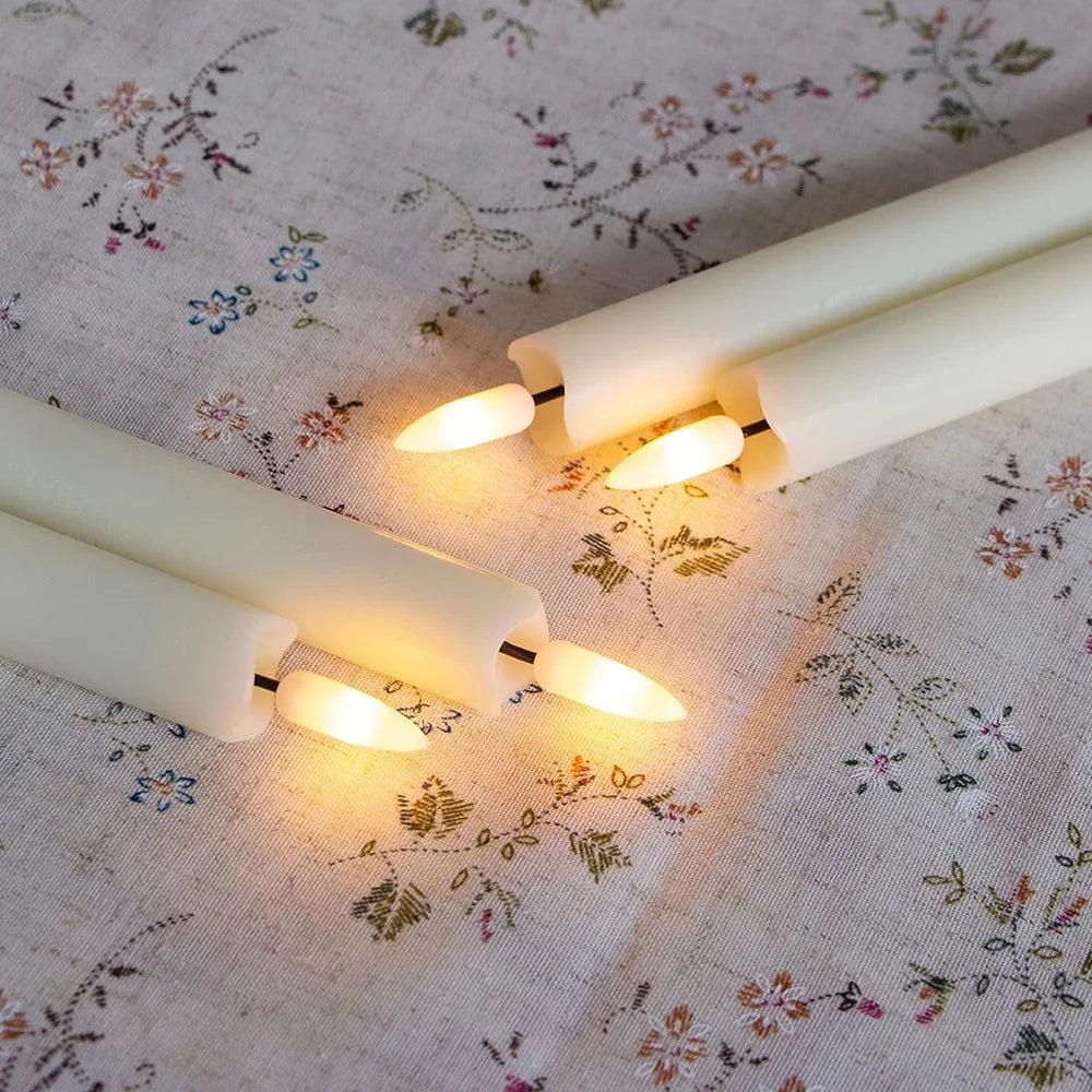 LED Candles with Realistic Flame Effect