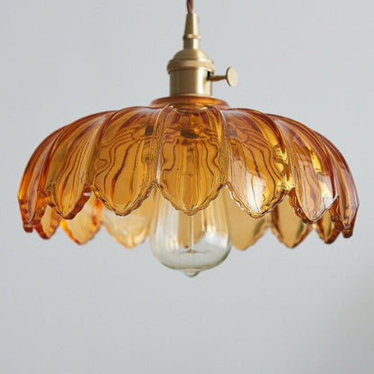 Pendant Light Vintage Glass Hanging Lamp
