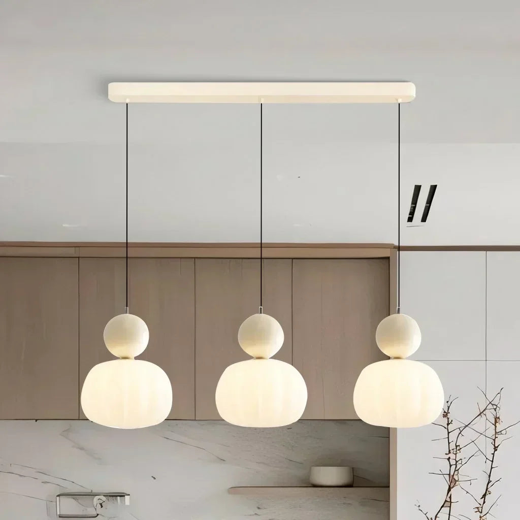 Lámpara colgante Art Déco de cristal de techo moderno