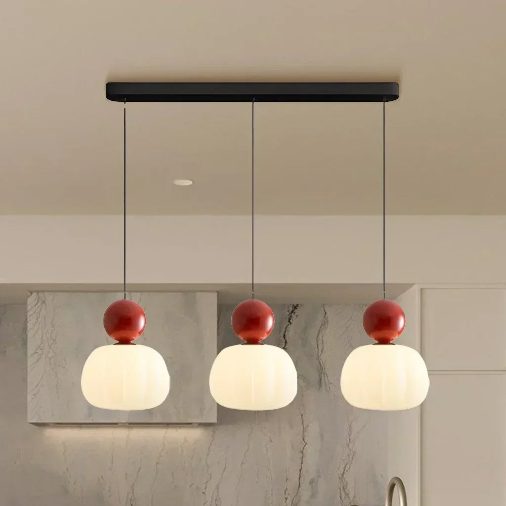 Lámpara colgante Art Déco de cristal de techo moderno