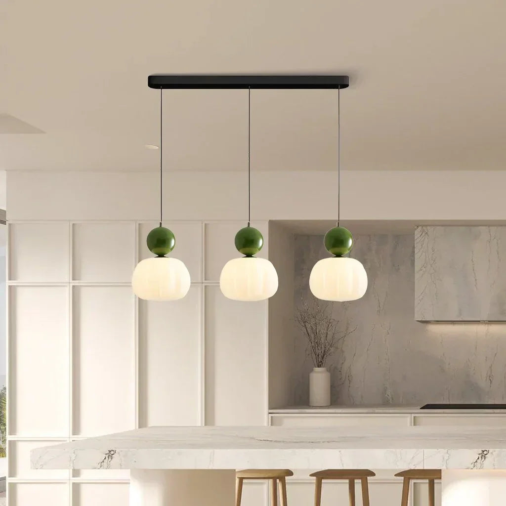 Lámpara colgante Art Déco de cristal de techo moderno