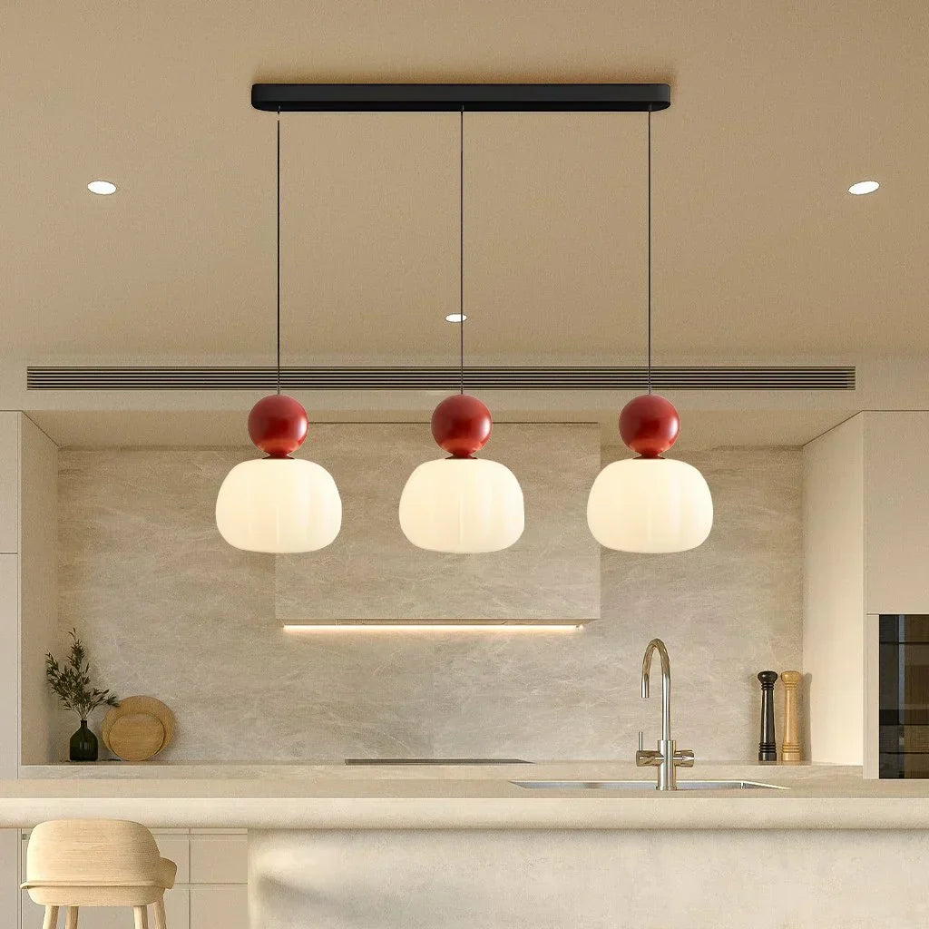 Lámpara colgante Art Déco de cristal de techo moderno