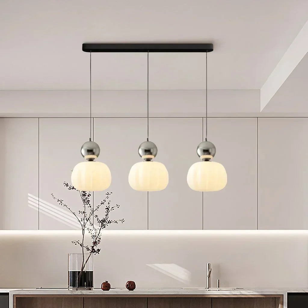 Lámpara colgante Art Déco de cristal de techo moderno