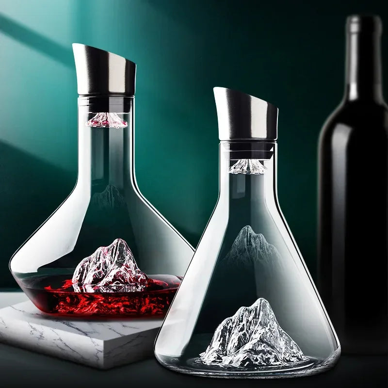 Wine Decanter Crystal Glass with Modern Design