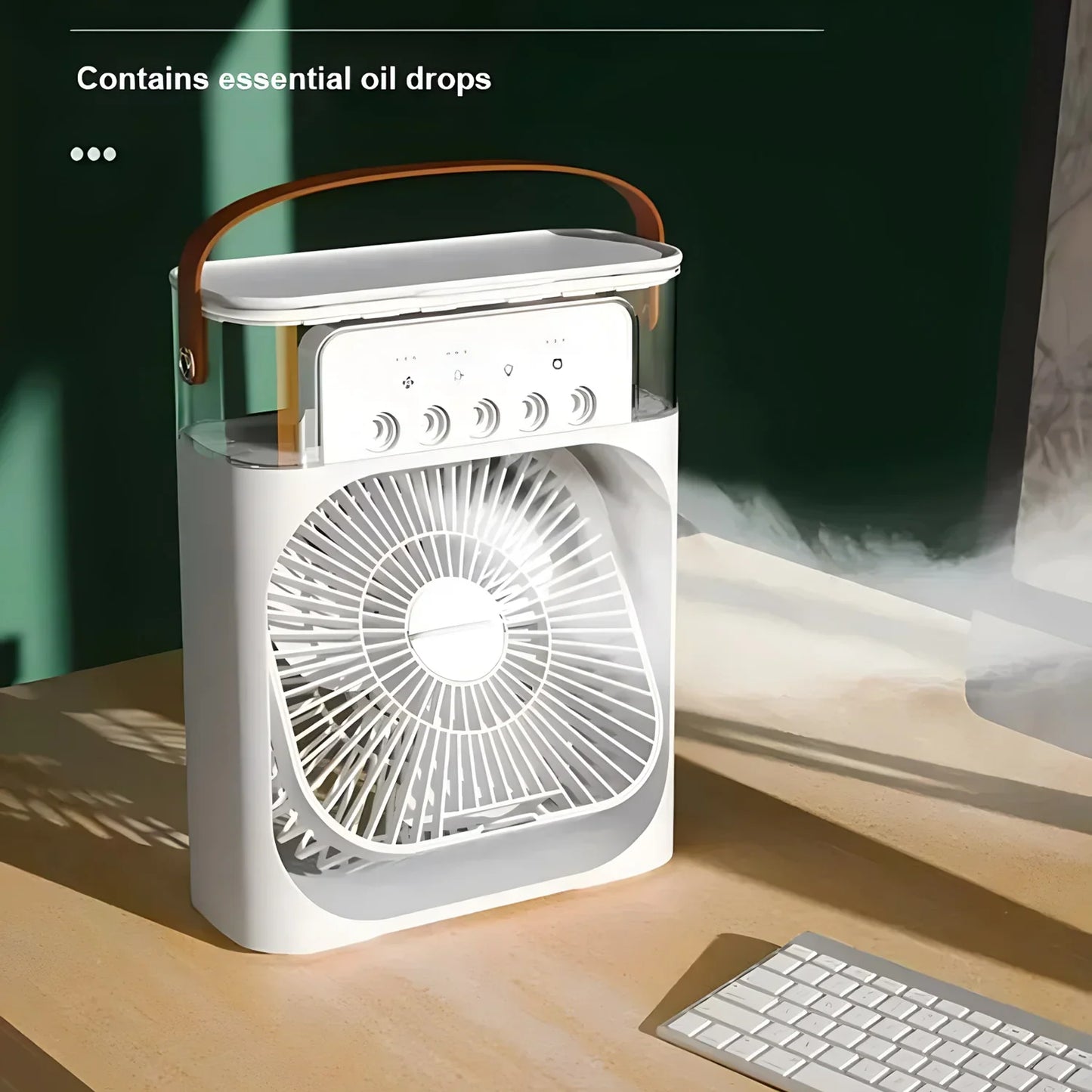 Tragbarer Luftkühler Ventilator mit LED-Licht