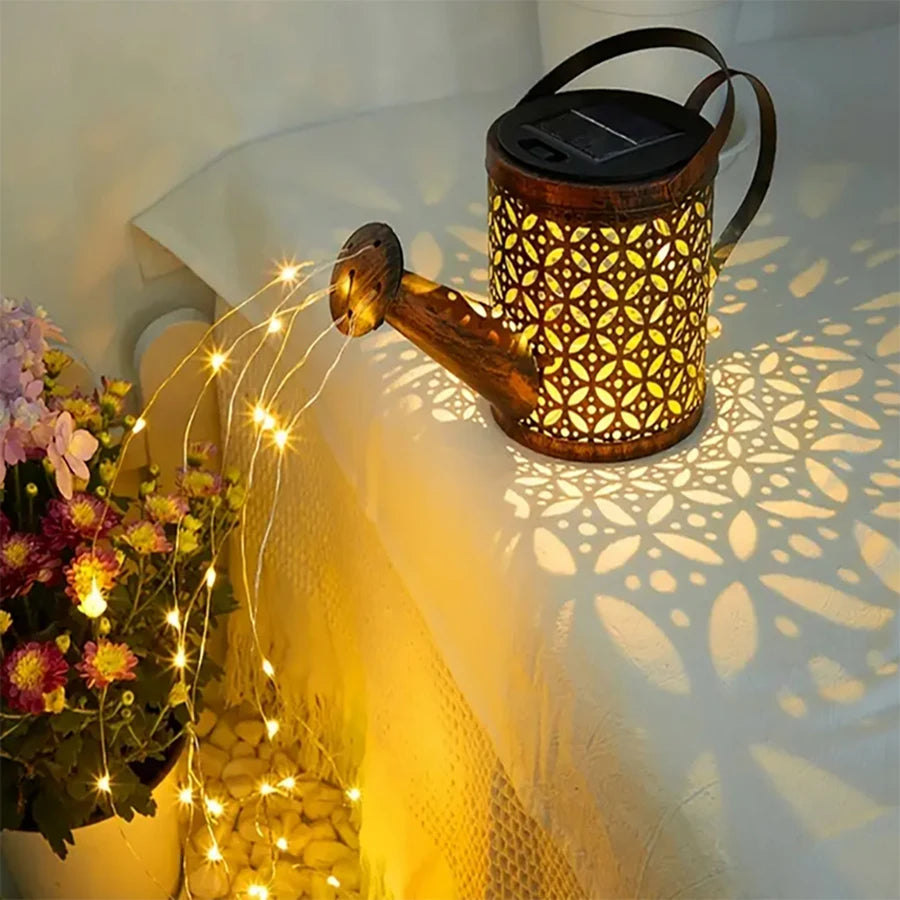 SunPour – Solar Garden Watering Can Light