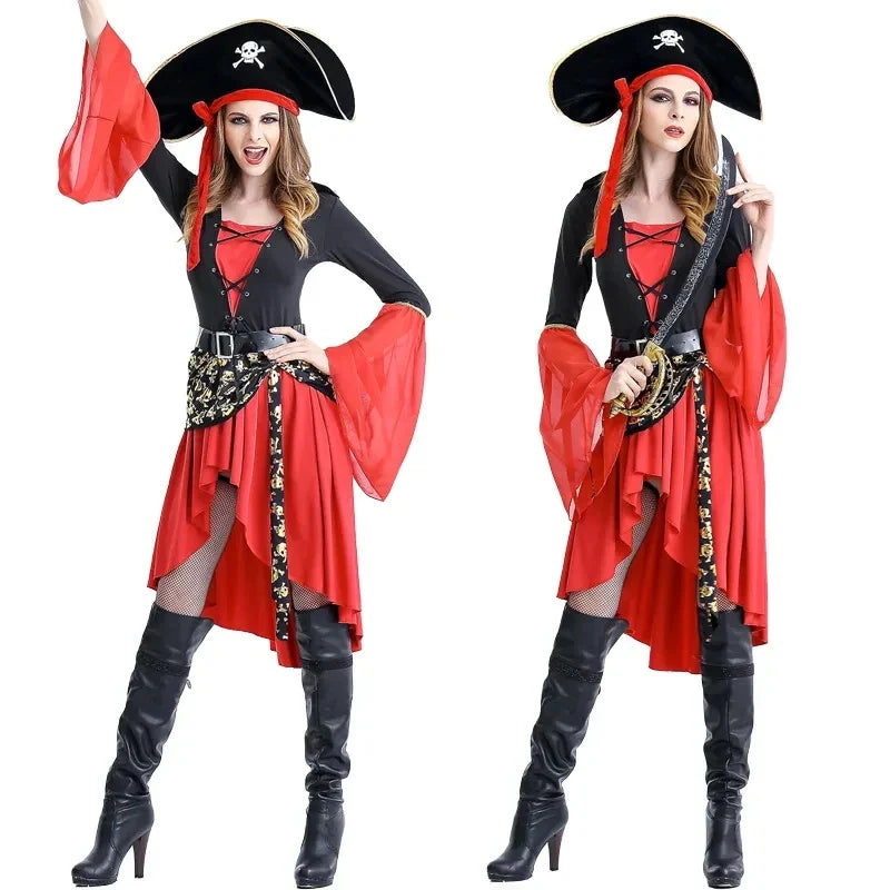 Disfraz de Pirata para Mujer para Halloween | Midi