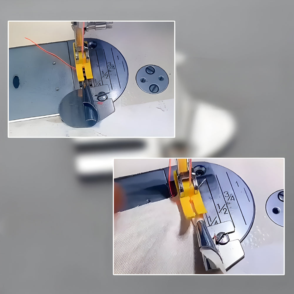 Set di piedini orlatrici in acciaio inossidabile per macchina da cucire