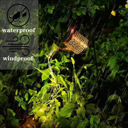 SunPour – Solar Garden Watering Can Light