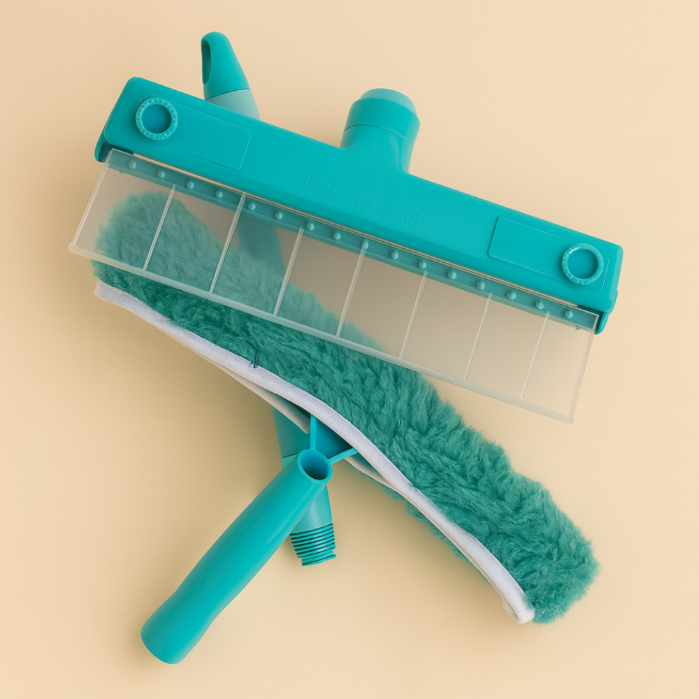 Kit de raclette en silicone pour fenêtre Outil de nettoyage flexible sans traces