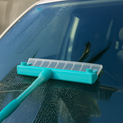 Kit de raclette en silicone pour fenêtre Outil de nettoyage flexible sans traces