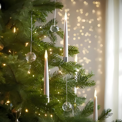Lumières de bougie sans flamme pour arbre de Noël à LED avec télécommande