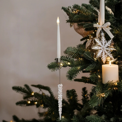 Lumières de bougie sans flamme pour arbre de Noël à LED avec télécommande