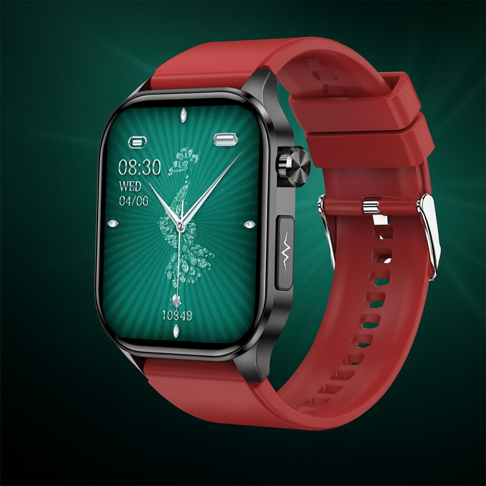 Montre intelligente Moniteur de santé senior AMOLED SOS GPS Appels Bluetooth