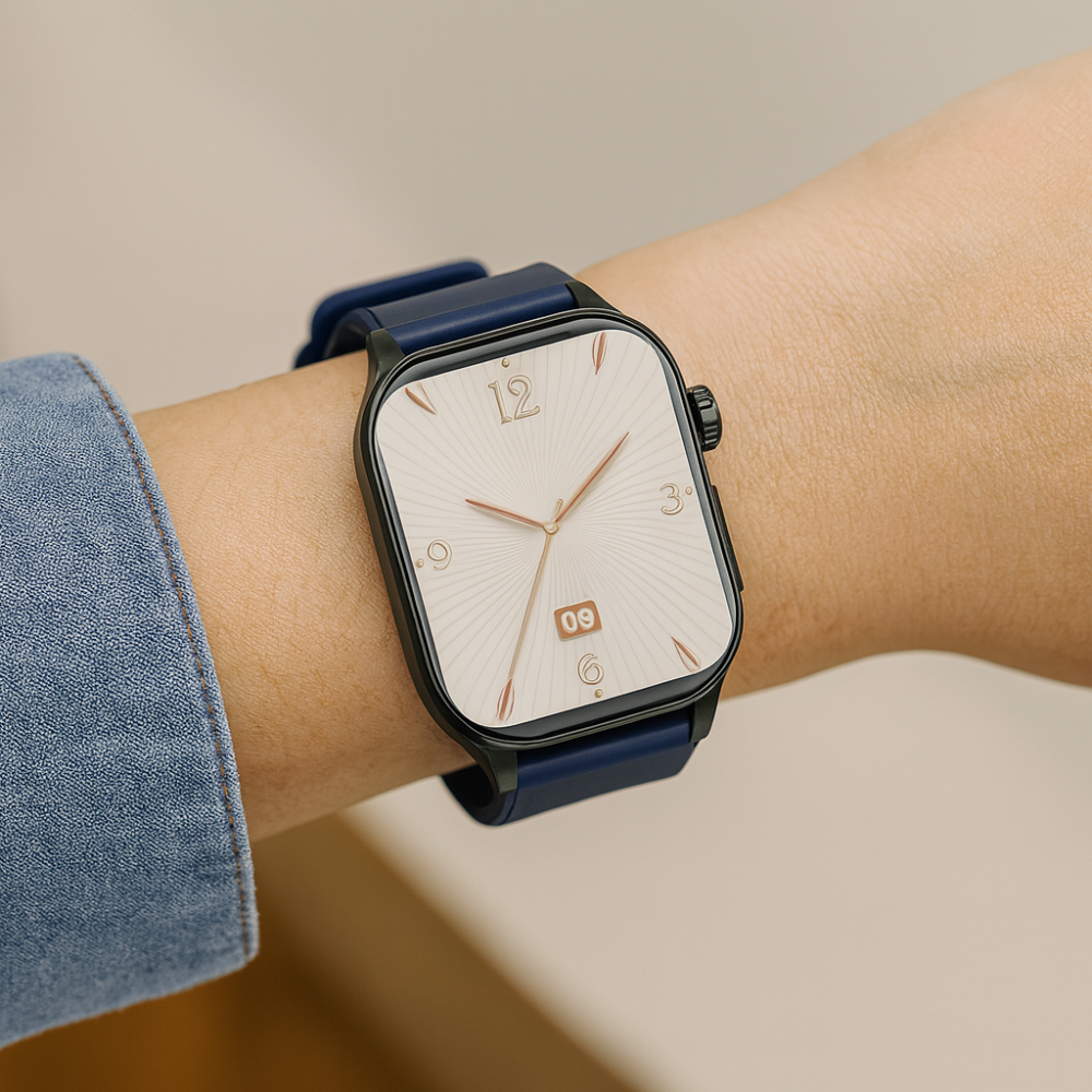 Smartwatch Senioren Gesundheitsmonitor AMOLED SOS GPS Bluetooth Anrufe