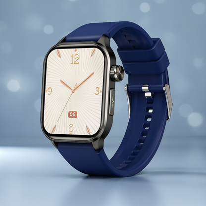 Smartwatch Senioren Gesundheitsmonitor AMOLED SOS GPS Bluetooth Anrufe