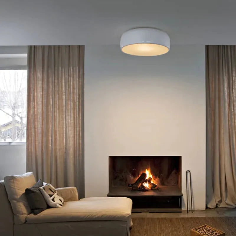 Ceiling light metal dome modern indoor fixture
