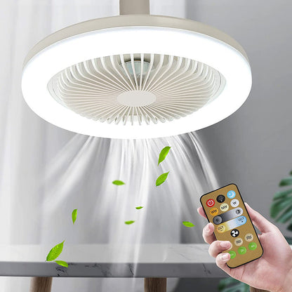 Plafonnier avec ventilateur télécommande