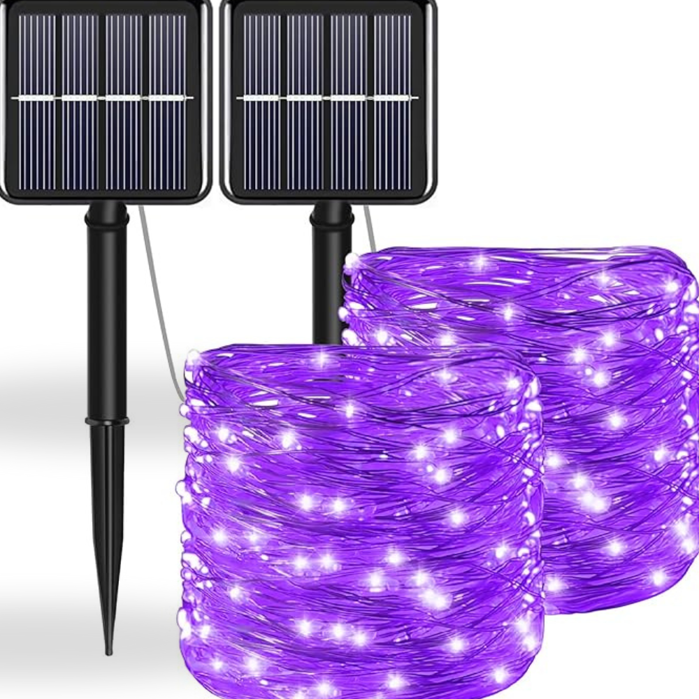 Luci a stringa solari impermeabili da esterno decorazione da giardino a LED