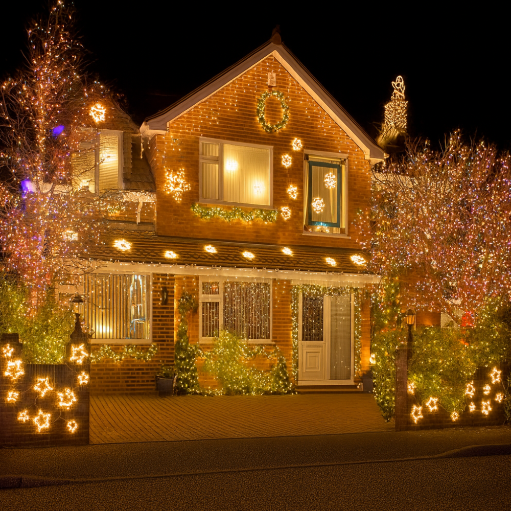 Luci a stringa solari impermeabili da esterno decorazione da giardino a LED