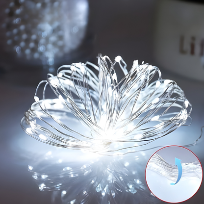 Solar String Lights Outdoor Waterproof LED Garden Decor