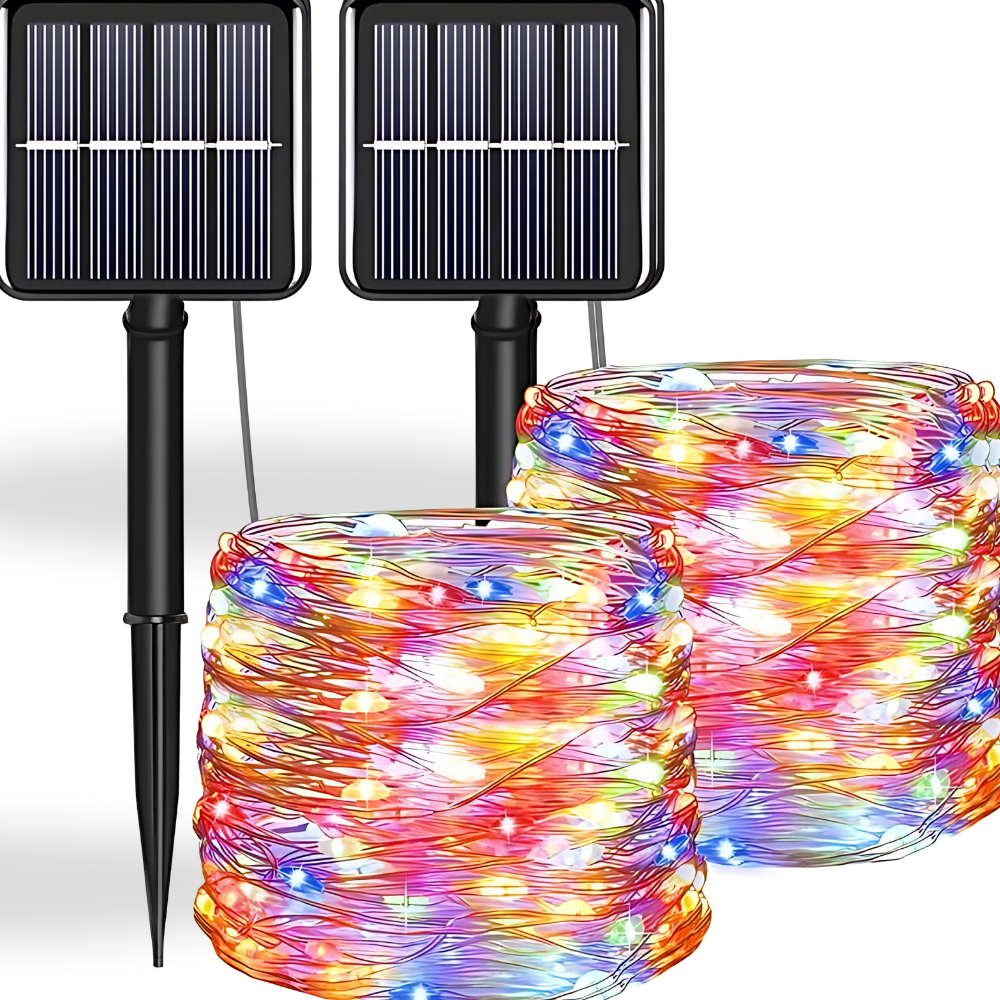 Solar String Lights Outdoor Waterproof LED Garden Decor