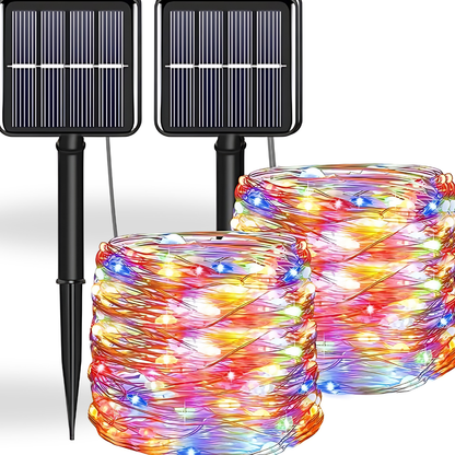 Solar String Lights Outdoor Waterproof LED Garden Decor