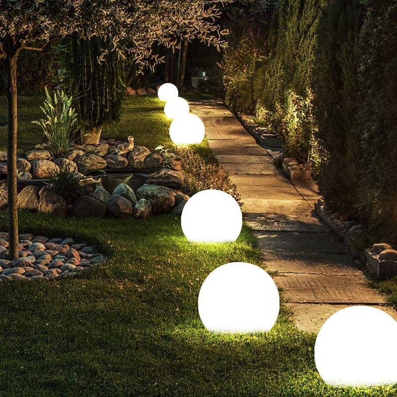 Garden Lights Outdoor LED Sphere Lamp