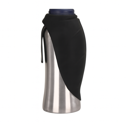 Butelka na wodę dla psa ze stali nierdzewnej, przenośna, szczelna, miska podróżna