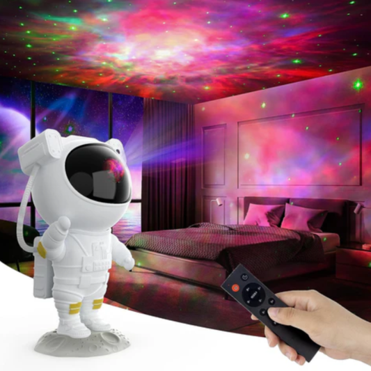 Lampe Astronaute Projecteur d'Étoiles Lampe de Nuit LED Réglable Galaxie
