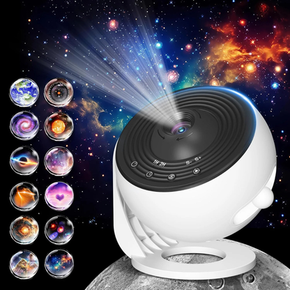 Projecteur d'étoiles Lumière galaxie HD Planétarium Rotation 360 LED
