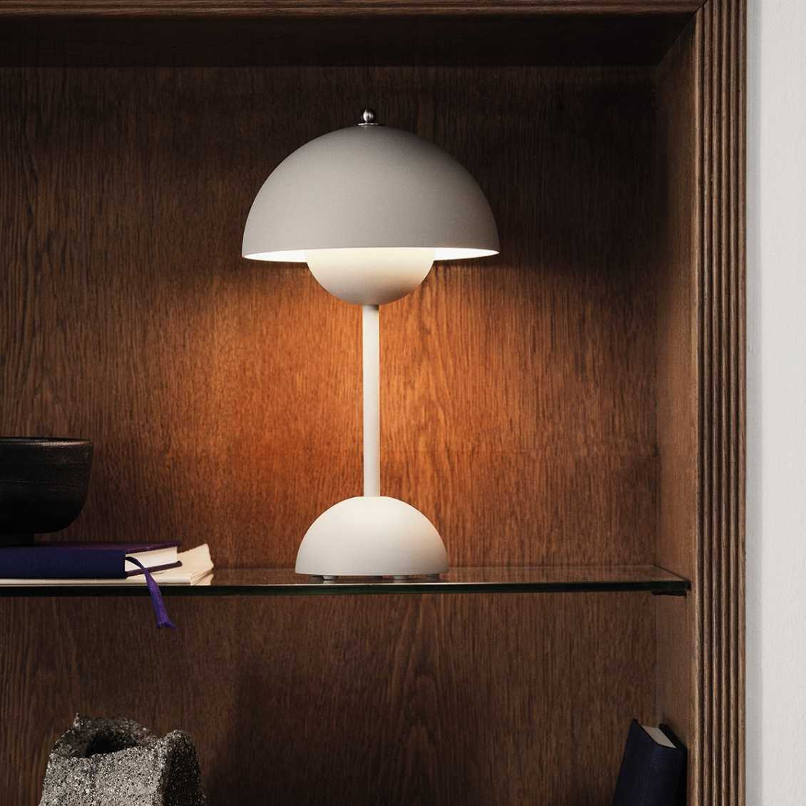 Nachttischlampe Kuppelform Eisen Tischlampe