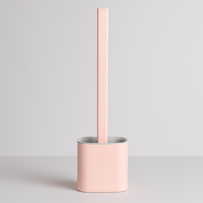 Toilet Brush Silicone Flexible Quick Dry Holder Non Scratch Cleaning Set