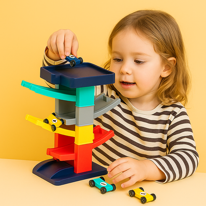 Toy Car Race Track Ramp Educational Gliding Racing Playset Kids