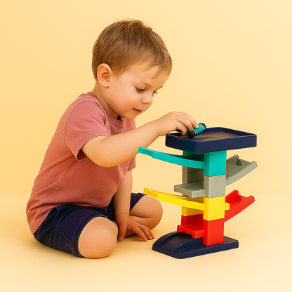 Toy Car Race Track Ramp Educational Gliding Racing Playset Kids