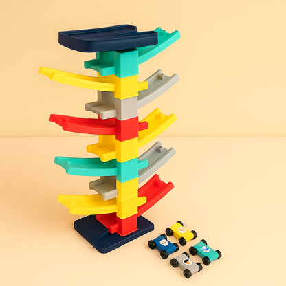 Toy Car Race Track Ramp Educational Gliding Racing Playset Kids