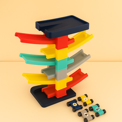 Toy Car Race Track Ramp Educational Gliding Racing Playset Kids