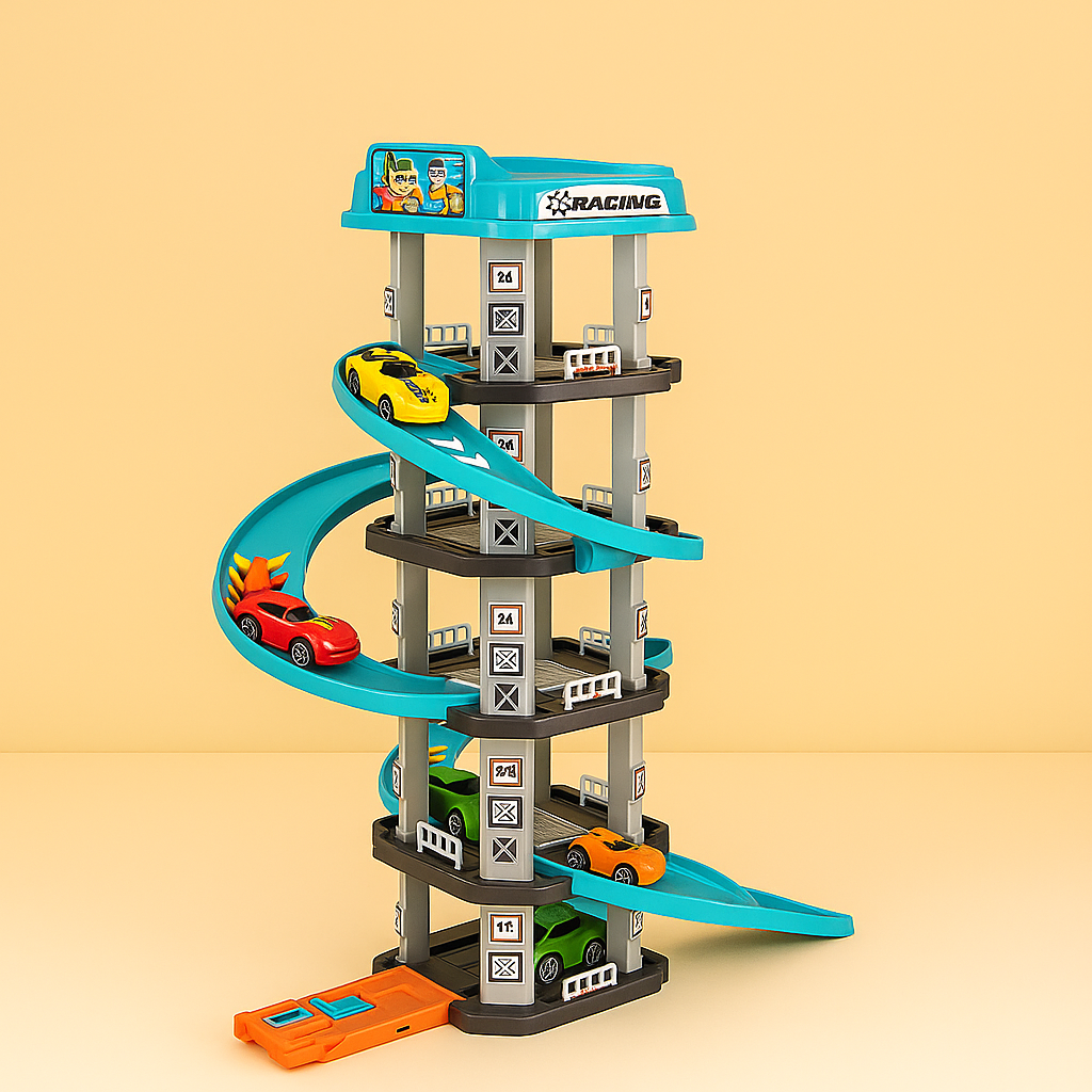 Toy Car Race Track Ramp Educational Gliding Racing Playset Kids