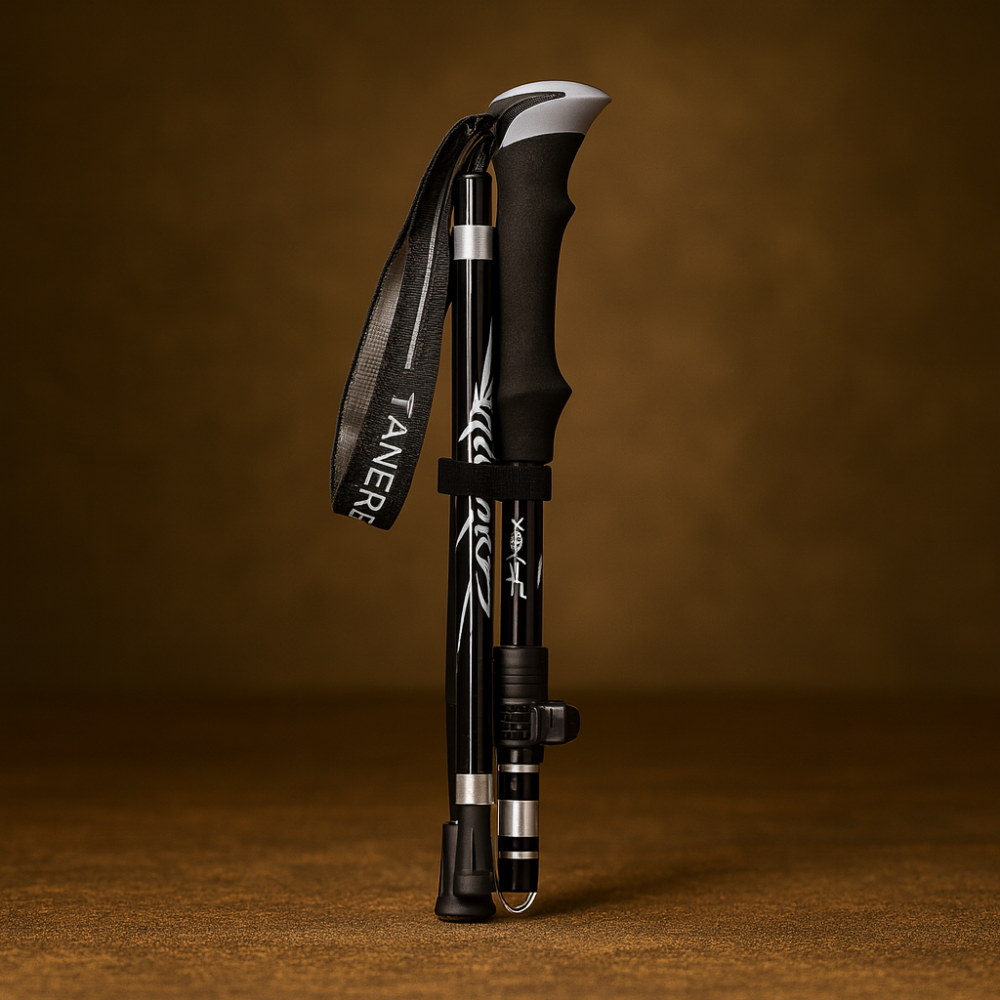 Trekking Poles Lightweight Aluminum Adjustable Foldable Hiking Sticks