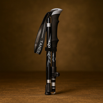 Trekking Poles Lightweight Aluminum Adjustable Foldable Hiking Sticks