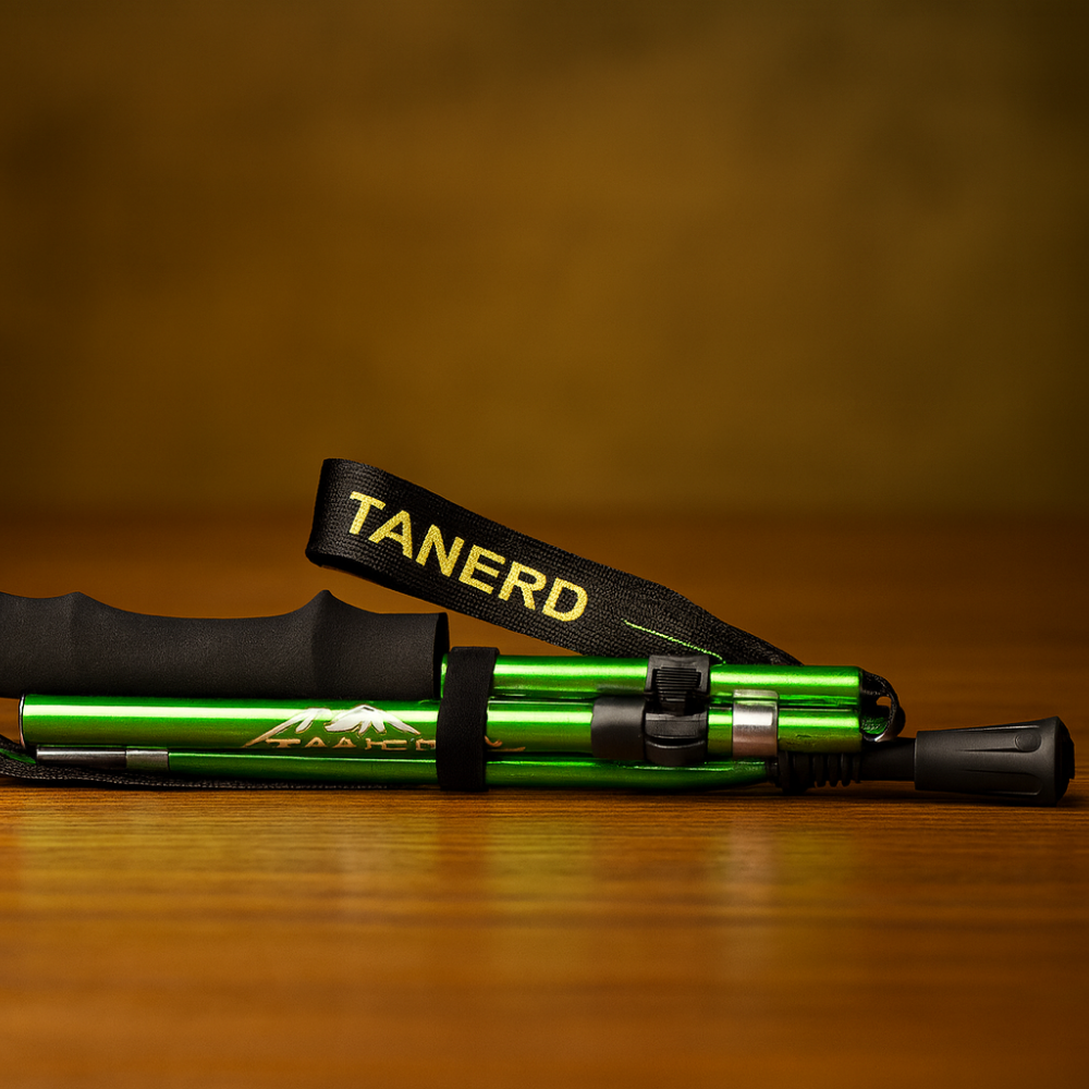 Trekking Poles Lightweight Aluminum Adjustable Foldable Hiking Sticks