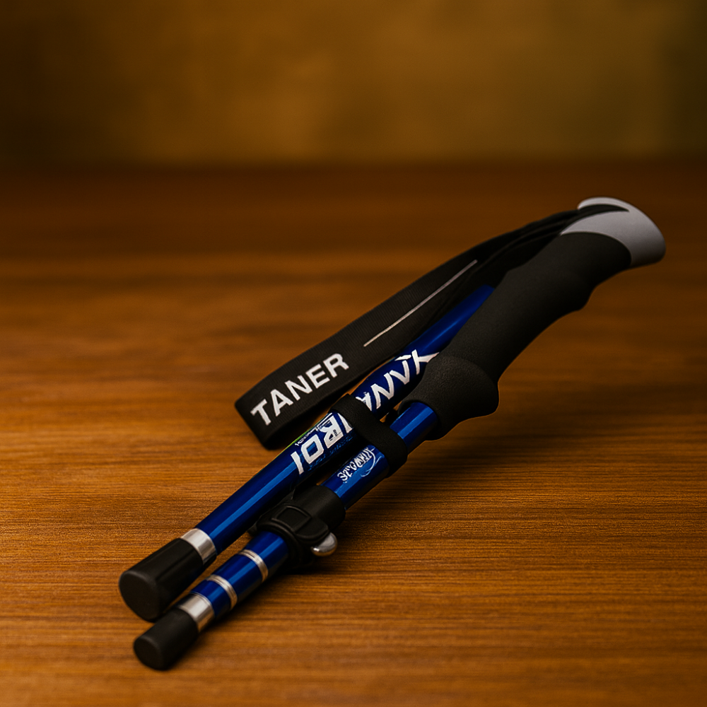 Trekking Poles Lightweight Aluminum Adjustable Foldable Hiking Sticks